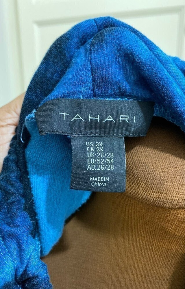Women's Tahari Tie Dye Shirt Size 3XL - Picture 6 of 8